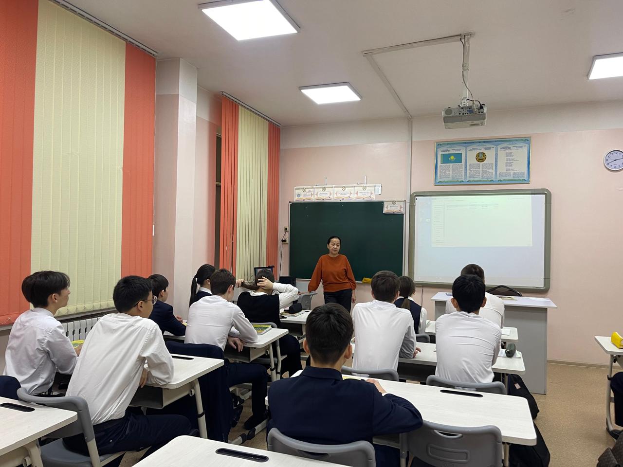 17 ақпан күні 9 сынып білім алушыларымен №2 Алматы мемлекеттік гуманитарлық педагогикалық  колледжімен кездесу өтті